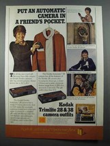 1977 Kodak Trimlite Instamatic 28 Camera Ad - £14.54 GBP