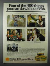 1978 Kodak 400-Speed Film Ad - Without Flash - £14.44 GBP
