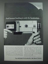 1966 Kodak Instamatic M6 Movie Camera Ad - Beginning - $18.49