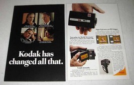 1967 Kodak Instamatic M12 Movie Camera Ad - Changed All That - $18.49