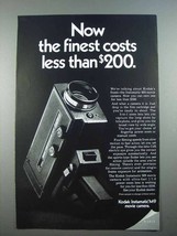 1969 Kodak Instamatic M9 Movie Camera Ad - Finest - $18.49