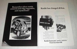 1968 Kodak Instamatic M12 Movie Camera Ad - Remember - £14.50 GBP