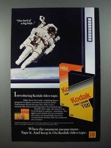 1984 Kodak Video Cassette Tape Ad - Astronaut - £14.62 GBP