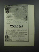 1913 Welch's Grape Juice Ad - Children's Beverage - $18.49