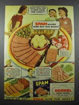 1941 Hormel SPAM Ad - G-Men Have For Lunch? - £14.87 GBP