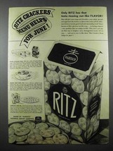 1941 Nabisco Ritz Crackers Ad - Helps for June - £14.48 GBP