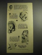 1941 Gerber&#39;s Baby Food Ad - Here&#39;s a Cereal Baby&#39;ll Like - £14.54 GBP