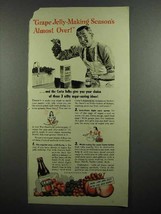 1942 Certo Pectin Ad - Grape Jelly-Making Season - £13.99 GBP