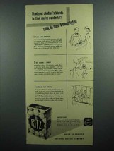 1942 Nabisco Ritz crackers Ad - Your Children&#39;s Friends - £14.48 GBP