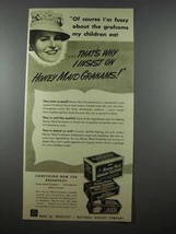 1941 Nabisco Honey Maid Graham Crackers Ad - Fussy - £13.89 GBP