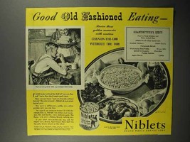 1942 Green Giant Niblets Corn Ad - Norman Rockwell - £14.54 GBP