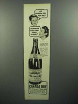 1944 Canada Dry Pale Ginger Ale Soda Ad - £14.53 GBP