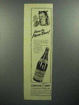 1944 Canada Dry Pale Ginger Ale Soda Ad - Favorite! - £14.53 GBP