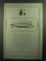 1931 Cadillac V-12 Car Ad! - $18.49