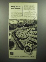 1945 Nabisco Ritz Crackers Ad - Party-Bee - £14.48 GBP