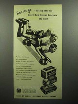 1945 Nabisco Honey Maid Graham Crackers Ad - Here We Go - £14.78 GBP