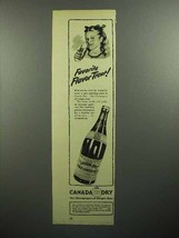 1945 Canada Dry Pale Ginger Ale Soda Ad - Flavor - £14.53 GBP