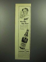 1945 Canada Dry Pale Ginger Ale Soda Ad - Zippy - £14.53 GBP