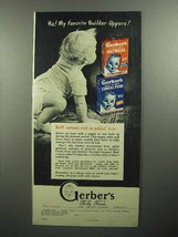 1945 Gerber&#39;s Baby Food Ad - My Favorite! - £14.78 GBP