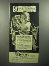 1945 Gerber&#39;s Baby Food Ad - They Fence Me In - £14.78 GBP