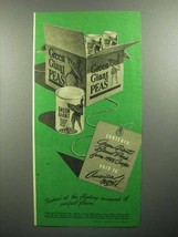 1945 Green Giant Peas Ad - Packed at the Moment - £14.26 GBP