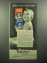 1945 Gerber&#39;s Baby Food Ad - Baby-Builders - £14.78 GBP