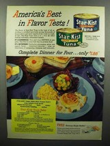 1952 Star-Kist Tuna Ad - Best in Flavor Tests - £14.73 GBP