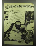 1946 Nabisco Snow Flake Sodas Cracker Ad - Witchery - £14.73 GBP