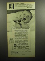 1947 Gerber&#39;s Baby Food Ad - Catch me Napping at Noon - £14.78 GBP