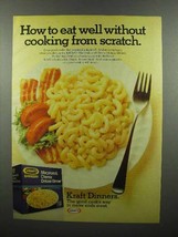 1977 Kraft Macaroni & Cheese Deluxe Dinner Ad - $18.49