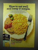 1977 Kraft Macaroni & Cheese Dinner Ad - Keep it Simple - $18.49