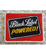 VINTAGE “BLACK LABEL POWERED!” CLOTH PATCH (#1860) - £8.78 GBP