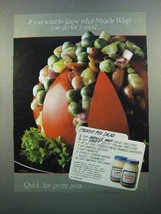 1988 Kraft Miracle Whip Ad - Crunchy Pea Salad - £14.61 GBP