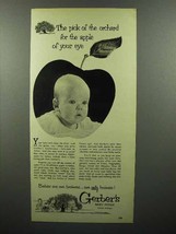 1951 Gerber&#39;s Baby Food Ad - The Pick of The Orchard - £14.78 GBP