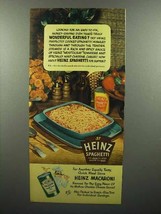 1952 Heinz Spaghetti Ad - Wonderful Eating - £14.78 GBP