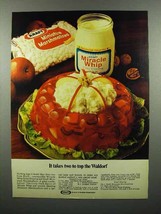 1972 Kraft Marshmallows, Miracle Whip Ad - Top the Waldorf - $18.49