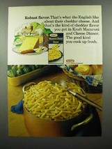 1975 Kraft Macaroni & Cheese Ad - Robust Flavor - $18.49