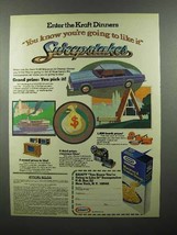 1978 Kraft Macaroni & Cheese Dinner Ad - Going to Like It - $18.49