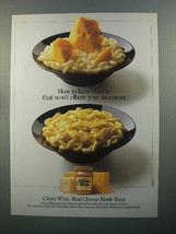 1985 Kraft Cheez Whiz Ad - Won&#39;t Elbow Your Macaroni - £14.78 GBP