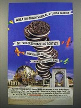 1998 Nabisco Oreo Cookie Ad - Universal Studios Florida - £14.55 GBP