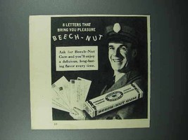 1946 Beech-Nut Gum Ad - Bring You Pleasure - £14.53 GBP