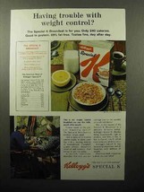 1965 Kellogg&#39;s Special K Cereal Ad - Having Trouble with Weight - £14.78 GBP