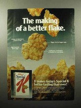 1983 Kellogg's Special K Cereal Ad - A Better Flake - $18.49