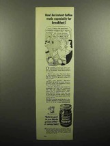 1946 Borden&#39;s Instant Coffee Ad - For Breakfast - £14.56 GBP