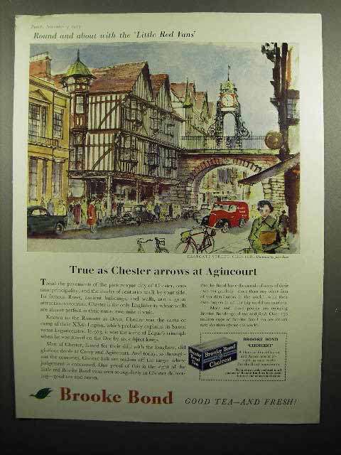 Primary image for 1959 Brooke Bond Tea Ad - Chester Arrows at Agincourt