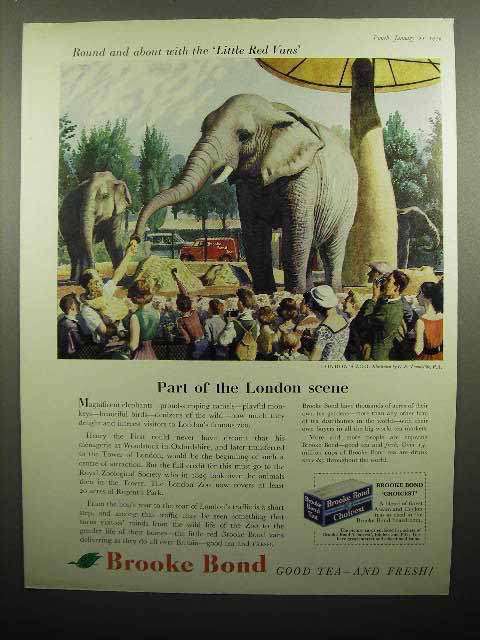 Primary image for 1959 Brooke Bond Tea Ad - Part of the London Scene