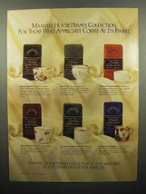 1988 Maxwell House Private Collection Coffee Ad - $18.49