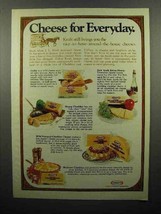 1975 Kraft Cheese Ad - Cheese for Everyday - $18.49
