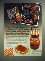 1982 Smucker's Strawberry Jam Ad - Walt Disney Tron - $18.49