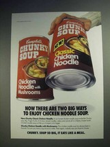 1992 Campbell's Chunky Chicken Noodle Soup Ad - $18.49